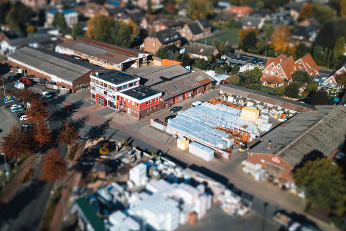 Luftbild Baustoffzentrum Friesoythe Luftbild Baustoffzentrum Friesoythe